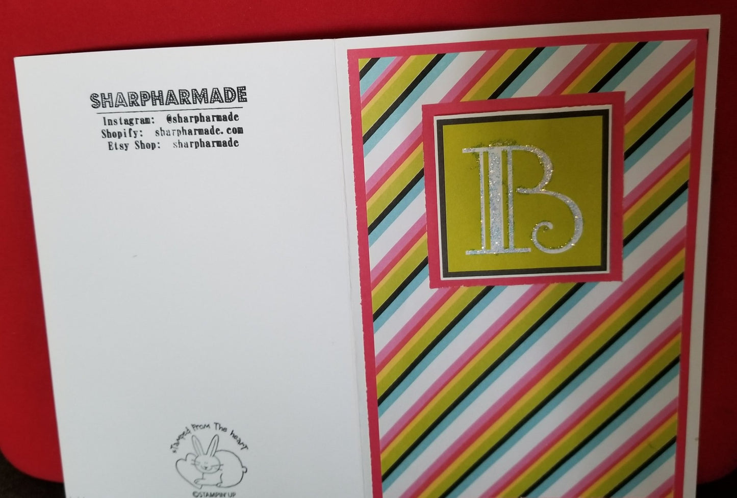 B Stands For Handmade Good Greeting Supply Card CLEARANCE