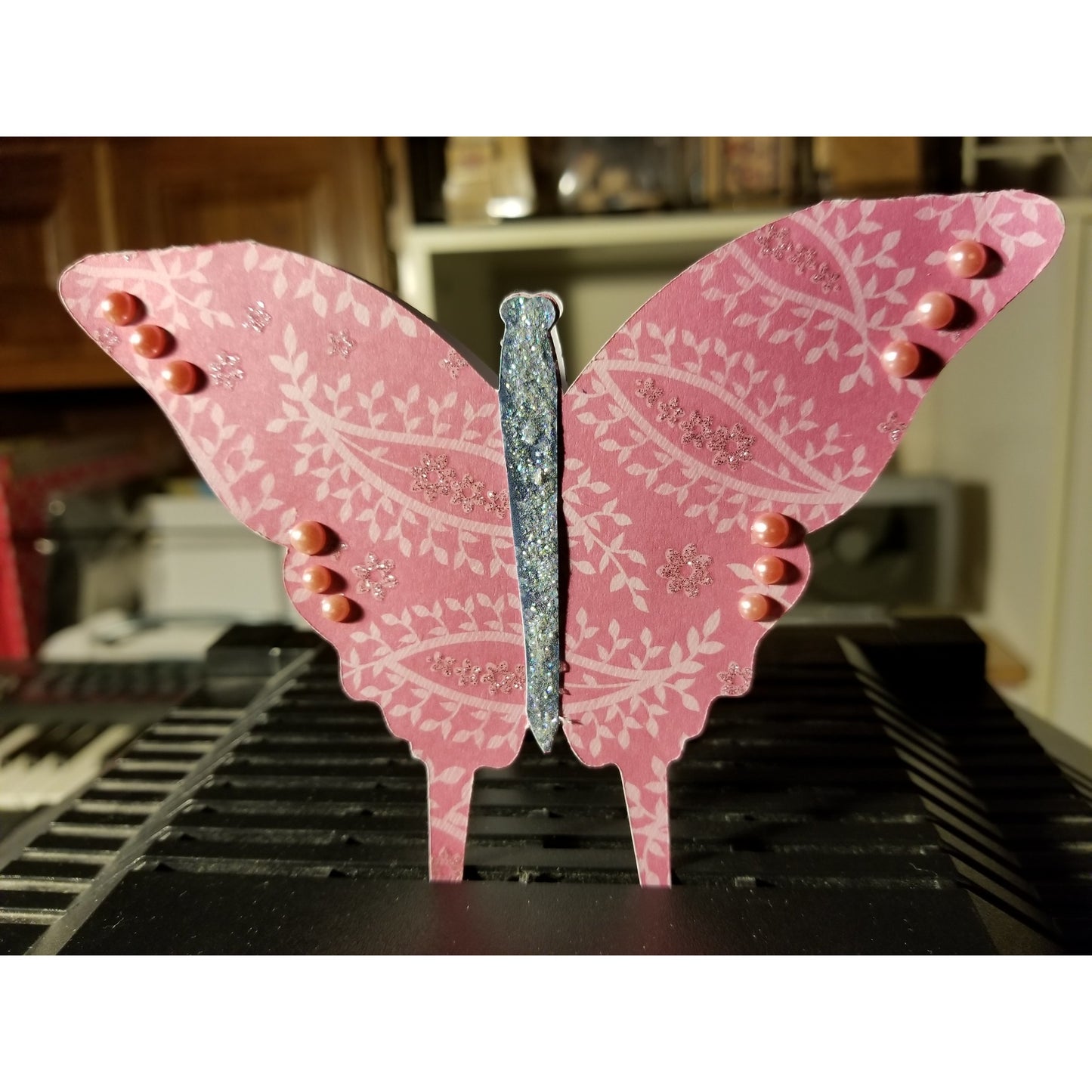 Butterfly Heavenly Love Handmade Good Greeting Supply Card CLEARANCE