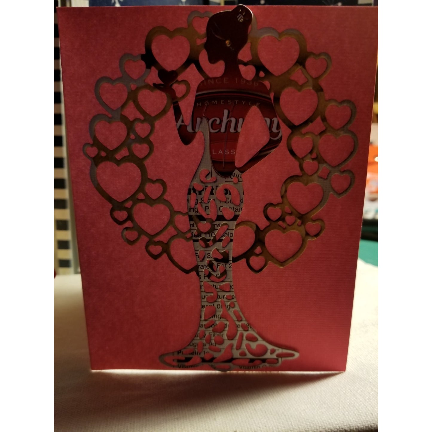 Circle of Love Handmade Good Greeting Supply Card 💋