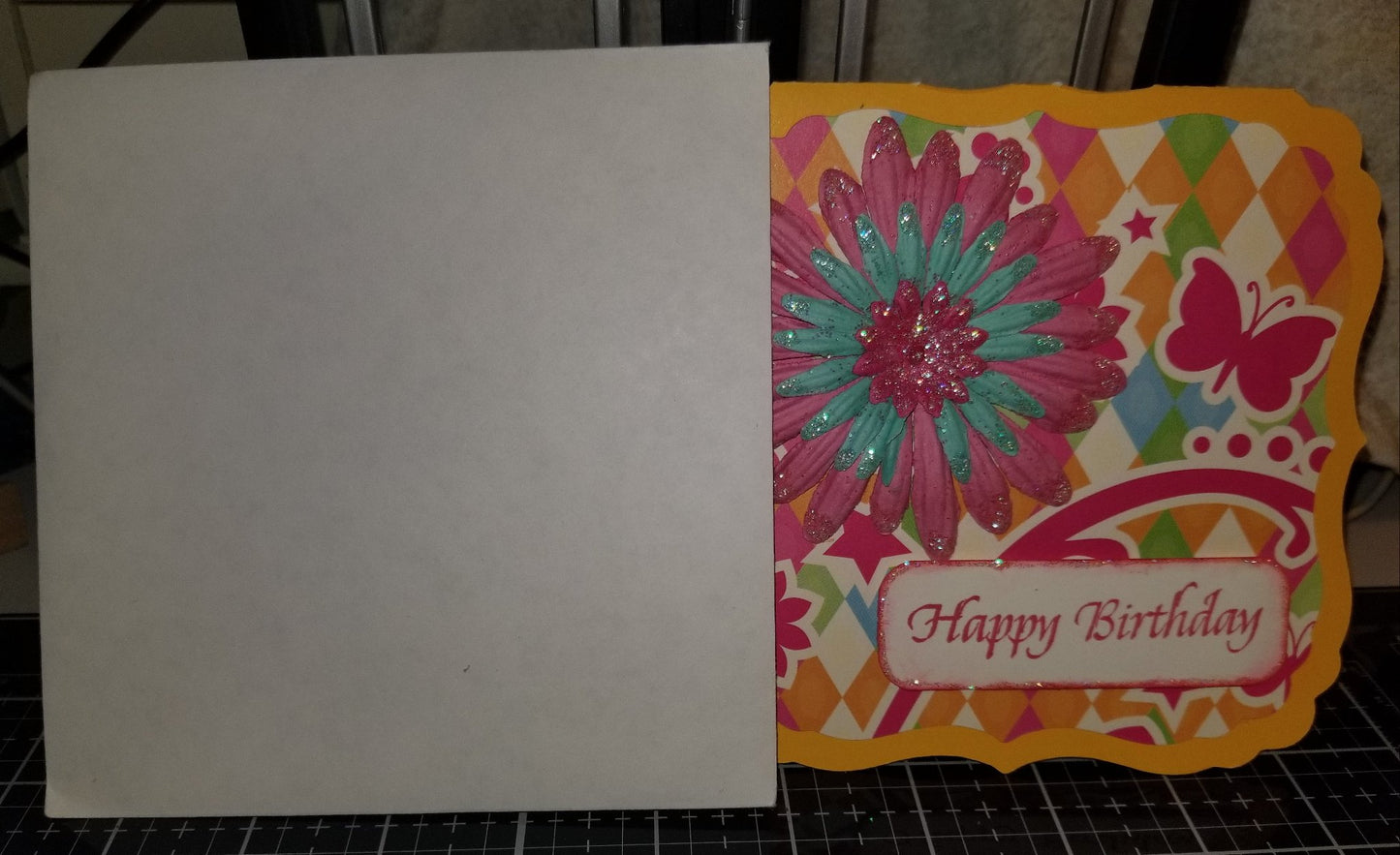 Happy Birthday Flo Handmade Good Greeting Supply Card CLEARANCE