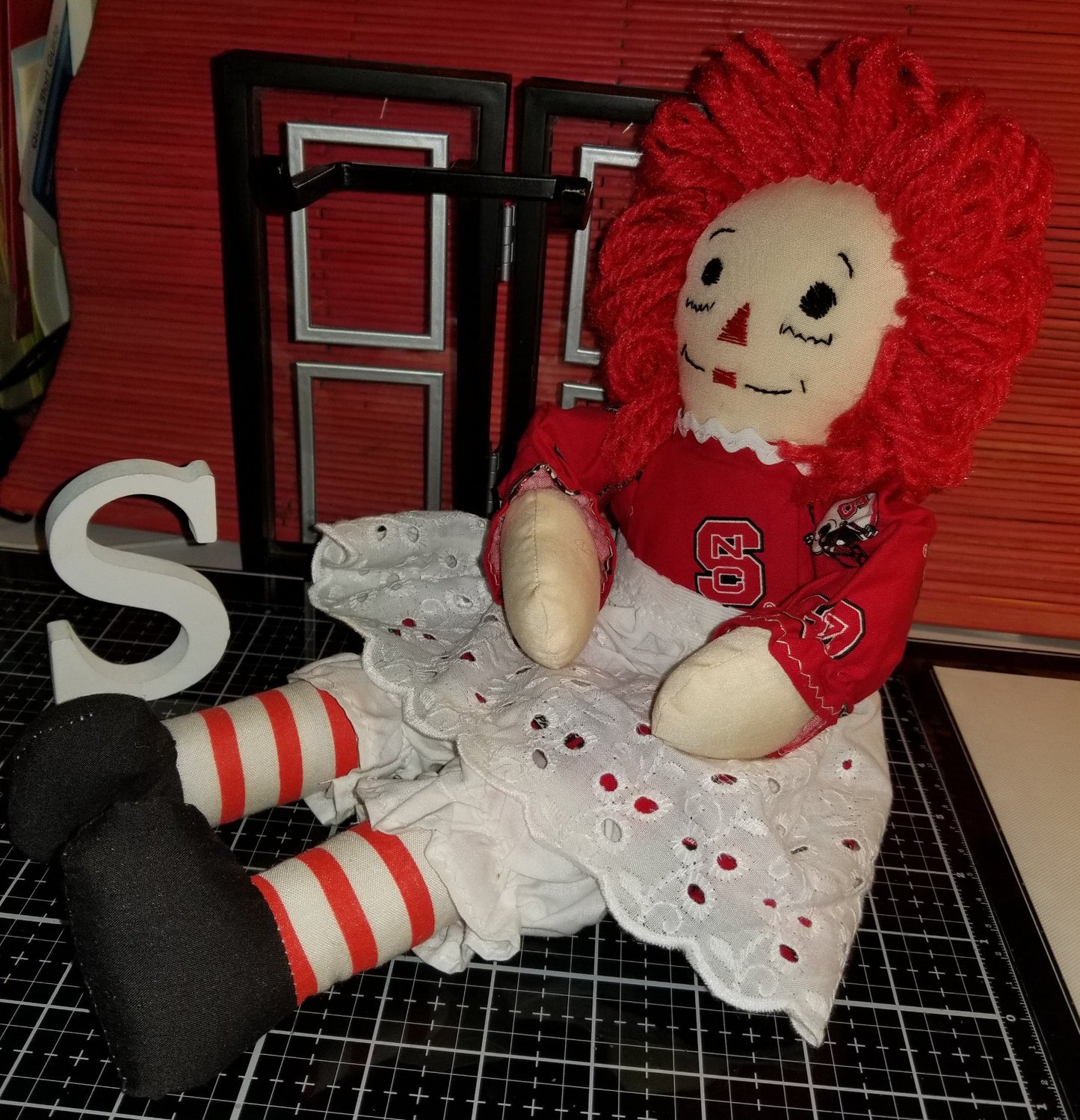 Raggedy Ann 15 Inch Handmade Doll - NCSU