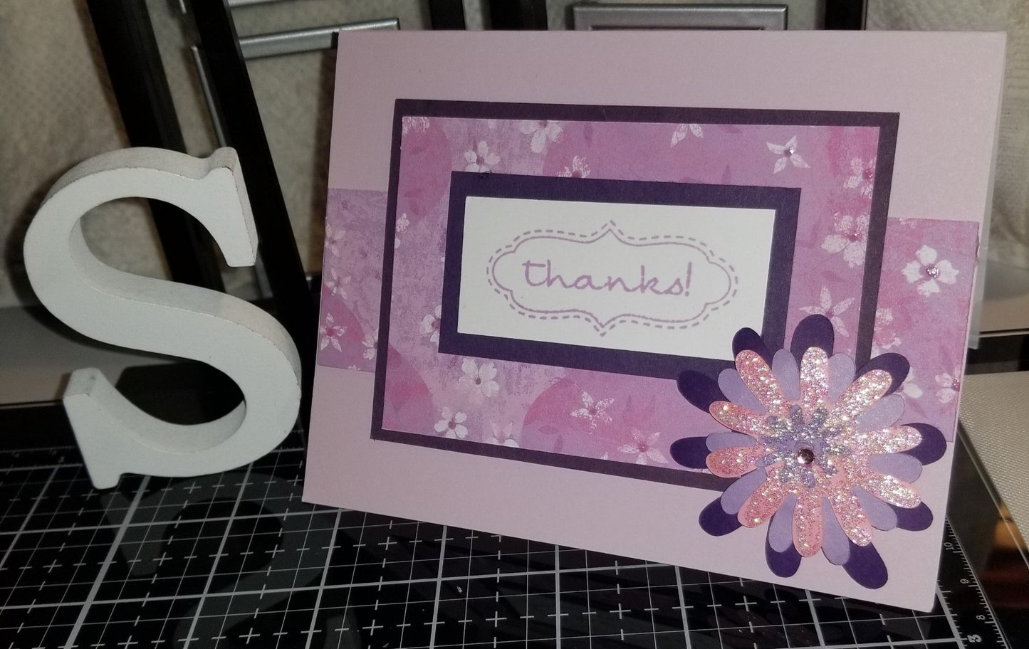 Thanks Handmade Good Greeting Supply Card CLEARANCE