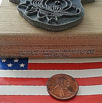 Stampendous Rubber Stamp Q027 Polly Potter Gardener