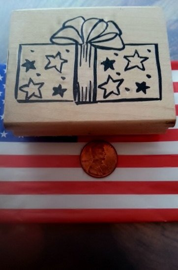 Denami Design Rubber Stamp Present/Gift