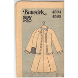 Butterick 4595 Vintage Pattern Half-Size Jacket, Dress, and Scarf