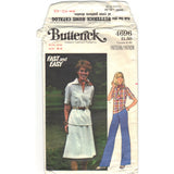 Butterick 4696 Pattern Vintage Women Top, Skirt And Pants