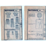 Butterick 4887 Classics Pattern Childrens Vintage Girls Top, Pants, Shorts And Skirt