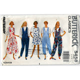 Butterick Classics 5458 Pattern Vintage Supply DIY Misses Jumpsuit