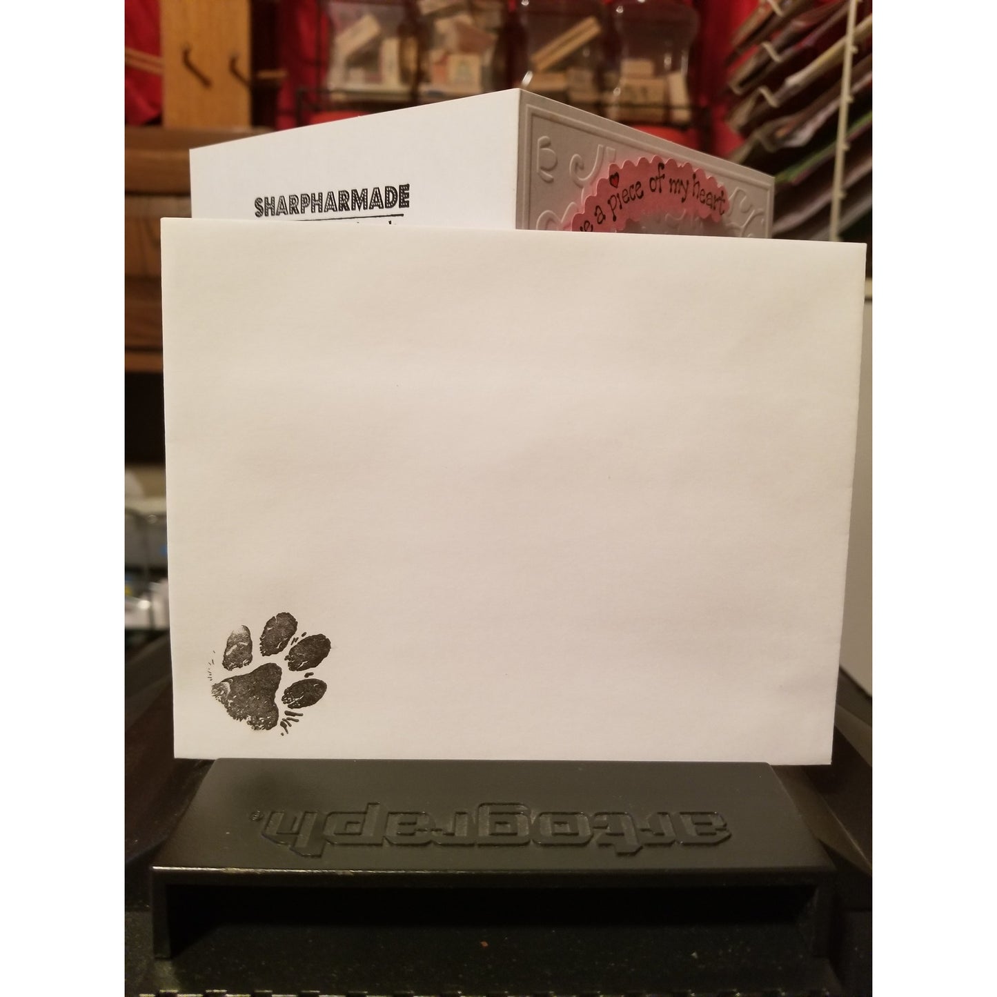 I WUF YOU Handmade Good Greeting Supply Card 💋