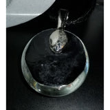 Glitter Fantasy Handmade Good Flat Back Glass Marble Necklace 💋