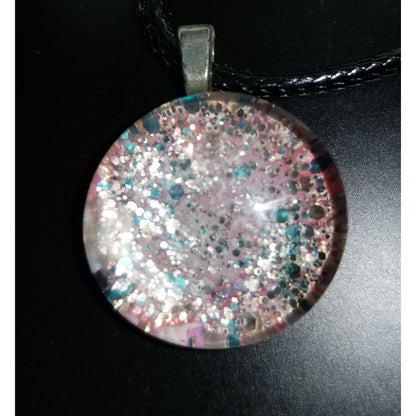 Glitter On Parade Handmade Good Flat Back Glass Marble Necklace 💋