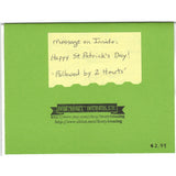 Dancing Leprechaun - D - Handmade Good Greeting Supply Card - Cards And Other Paper Products - Made In U.S.A. - SharPharMade - 2