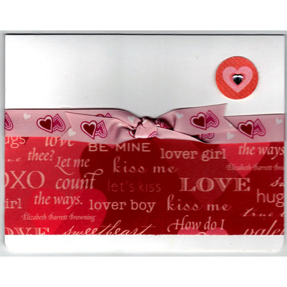 Happy Valentines Day Handmade Good Greeting Supply Card - Cards And Other Paper Products - Made In U.S.A. - SharPharMade - 1