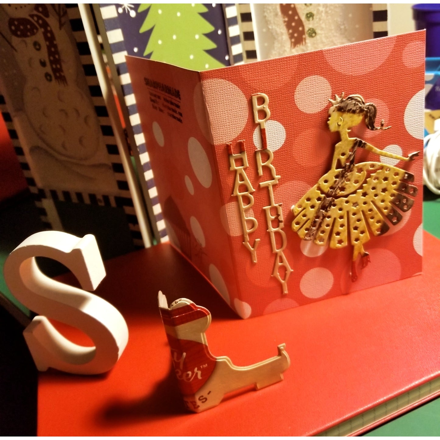 Happy Birthday Princess Handmade Good Greeting Supply Card 💋