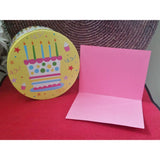 Happy Birthday Sport Pink Handmade Good Greeting Supply Card - Cards And Other Paper Products - Made In U.S.A. - SharPharMade - 2