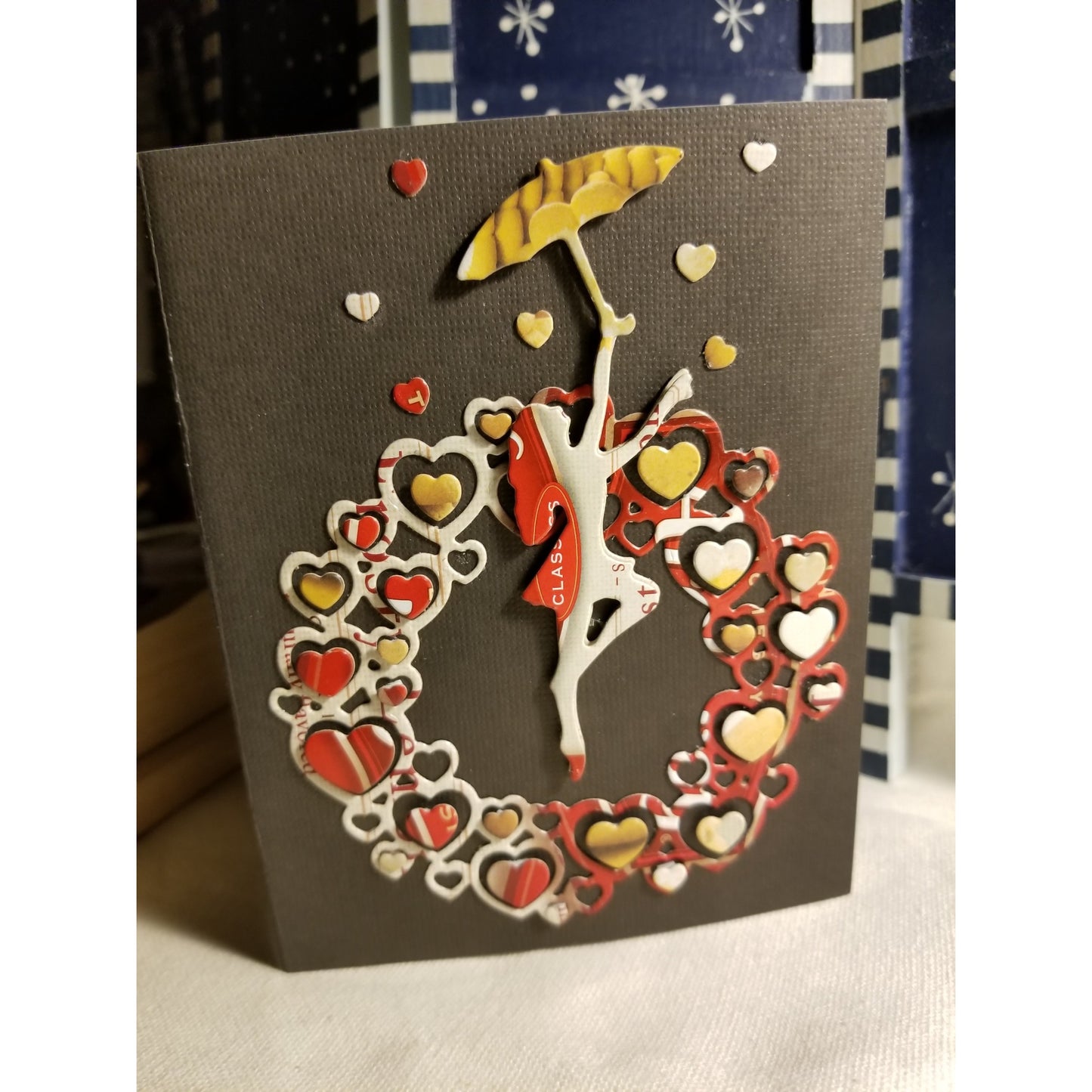 Showering You With Love Handmade Good Greeting Supply Card  💋
