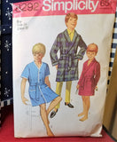 Simplicity 8292 Pattern Vintage Boy Robes