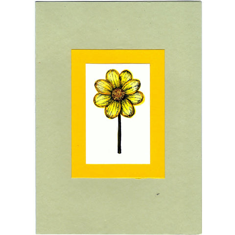 Sunflower INKED Handmade Good Greeting Supply Card - Cards And Other Paper Products - Made In U.S.A. - SharPharMade - 1