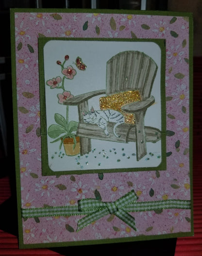 Tranquility Handmade Good Greeting Supply Card CLEARANCE