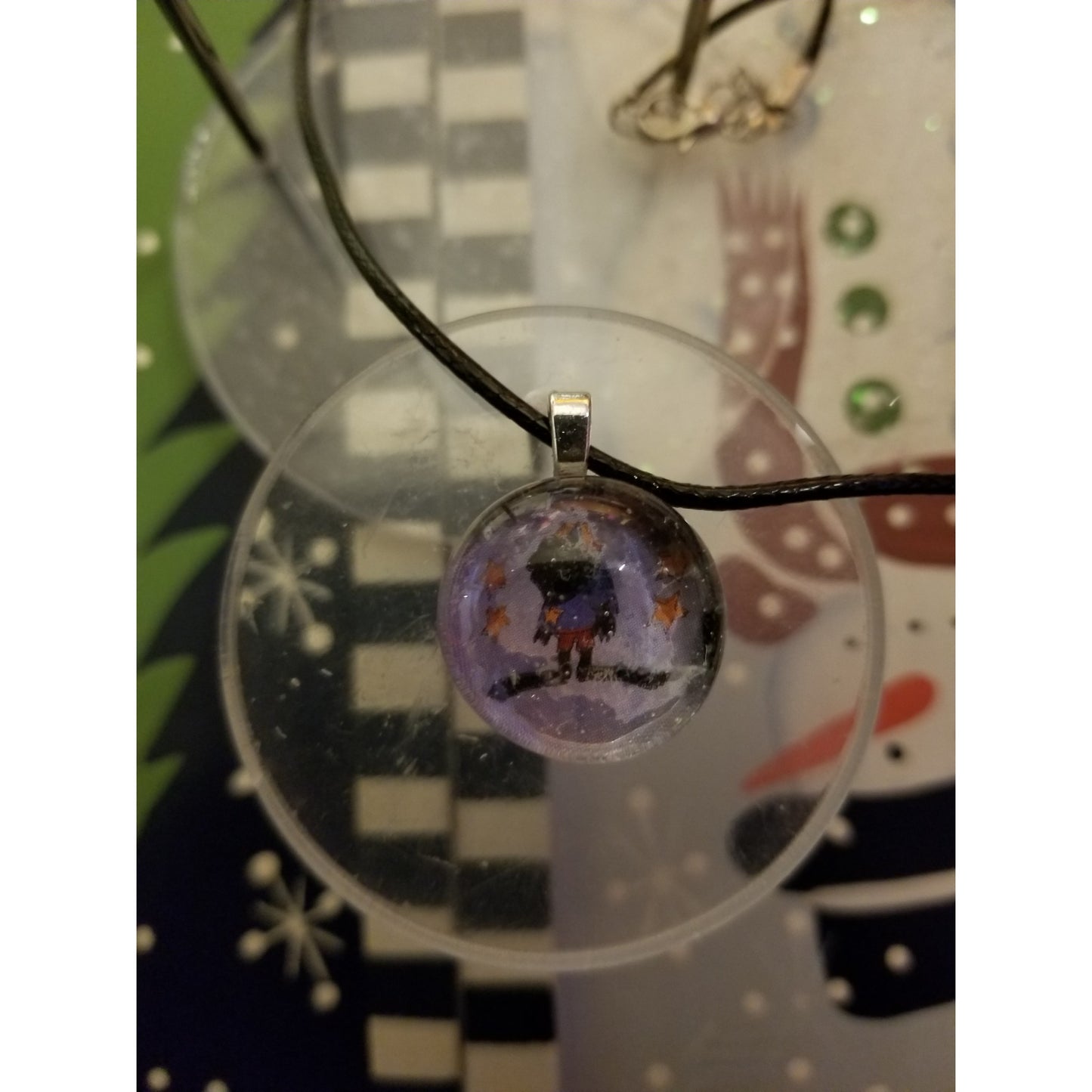 Wishful Thought Handmade Good Flat Back Glass Marble Necklace 💋