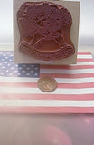 Rubber Stampede Rubber Stamp Riding Together #683-E