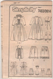 Simplicity 0614 Pattern Vintage Girls Historical Costumes