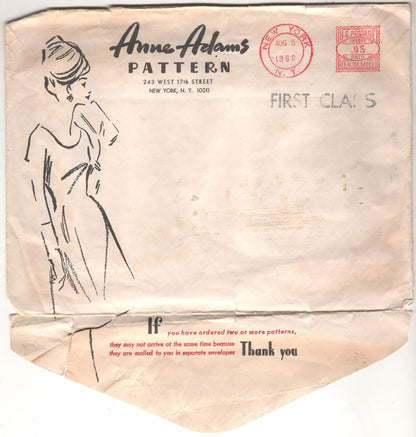 Anne Adams 4936 Pattern Vintage Junior Miss Dress