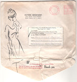 Misses Dress 9357 Pattern Vintage Department Mail Order