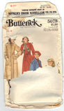 Butterick 5078 Pattern Vintage Misses Coat And Jacket