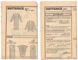 Butterick 4031 Pattern Vintage Misses Jacket And Dress