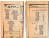 Vogue 9455 Vintage Pattern Misses Dress