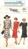 Vogue 9455 Vintage Pattern Misses Dress