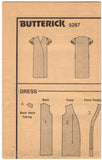 Butterick See and Sew 5287 Pattern Vintage Misses Dress