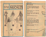 McCalls 5712 Pattern Vintage Misses and Junior Unlined Jacket or Vest, Skirt and Pants
