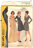 McCalls 3853 Pattern Vintage Women Dress