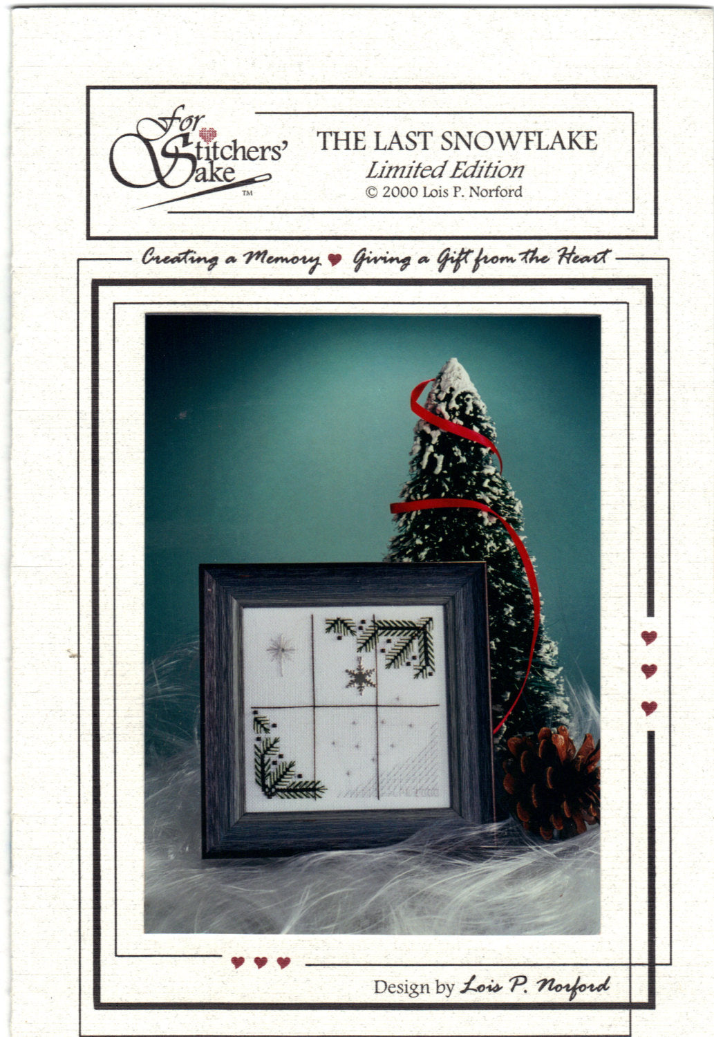 The Last Snowflake Pattern Non-Vintage Kit Limited Edition Craft Tool