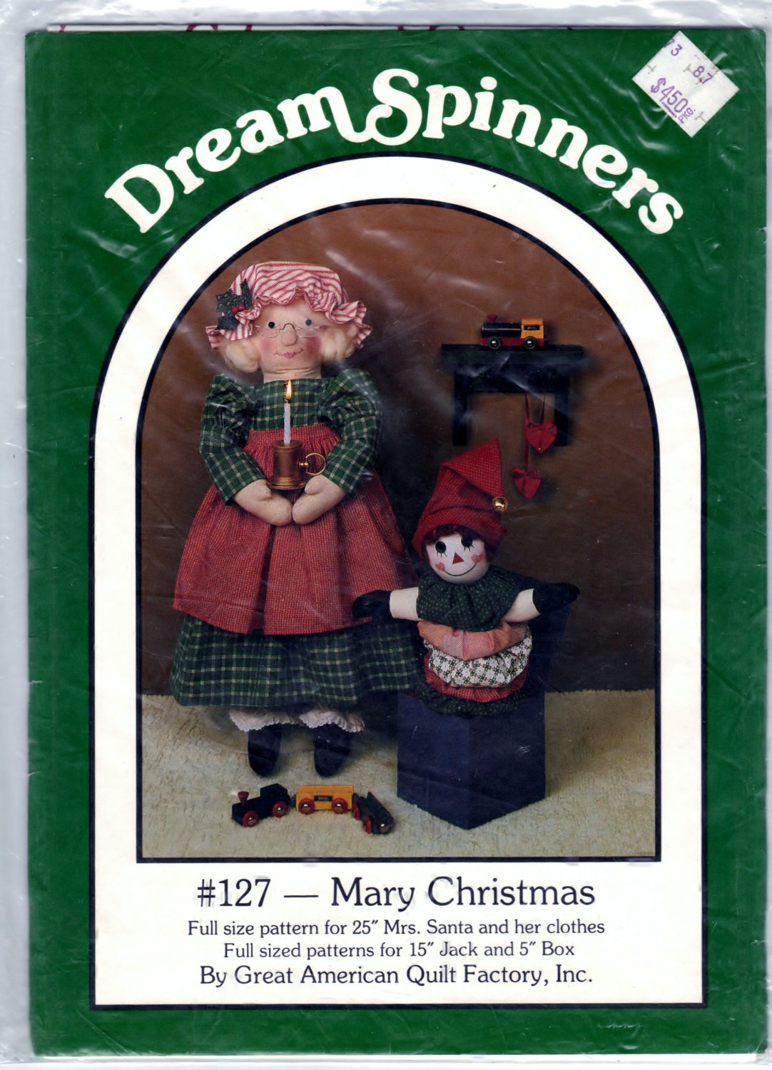Dream Spinners #127 Mary Christmas Pattern Vintage Kit