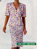 Butterick See and Sew 4174 Pattern Vintage Misses/Misses Petite Jacket & Skirt