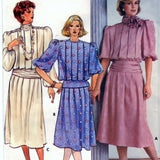Butterick 3209 Pattern Vintage Misses Top and Skirt