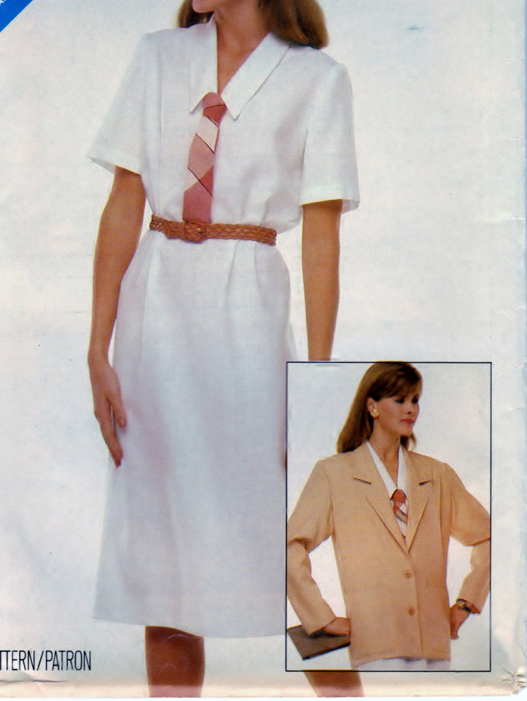 Butterick See And Sew 5378 Pattern Vintage Misses Jacket and Dress