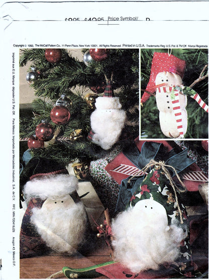 McCalls Crafts 6723 Pattern aka P440/849 Vintage A Country Christmas Supply
