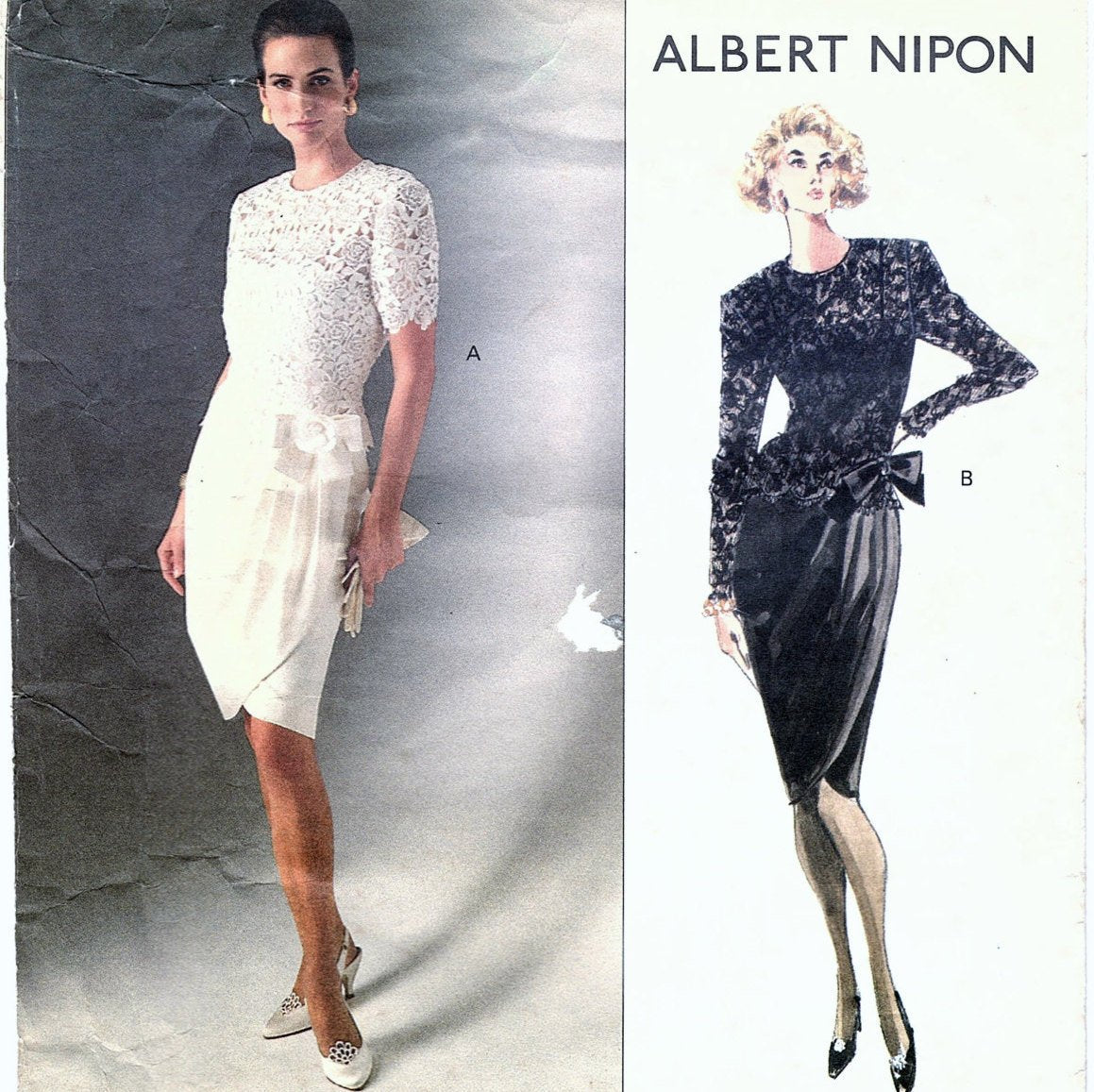 Vogue 2492 Pattern Vintage Misses Dress and Top