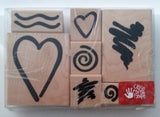 Close to My Heart Rubber Stamp Set Bodacious Bolds Valentines