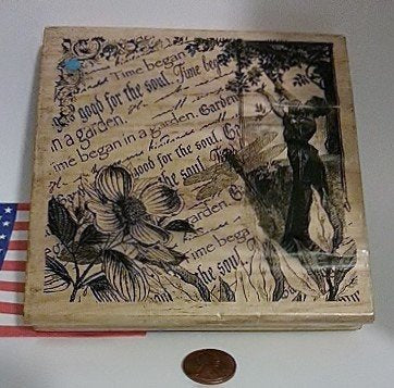 Paper Inspirations Rubber Stamp Garden Collage P24-03